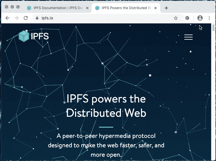 IPFS Companion示例